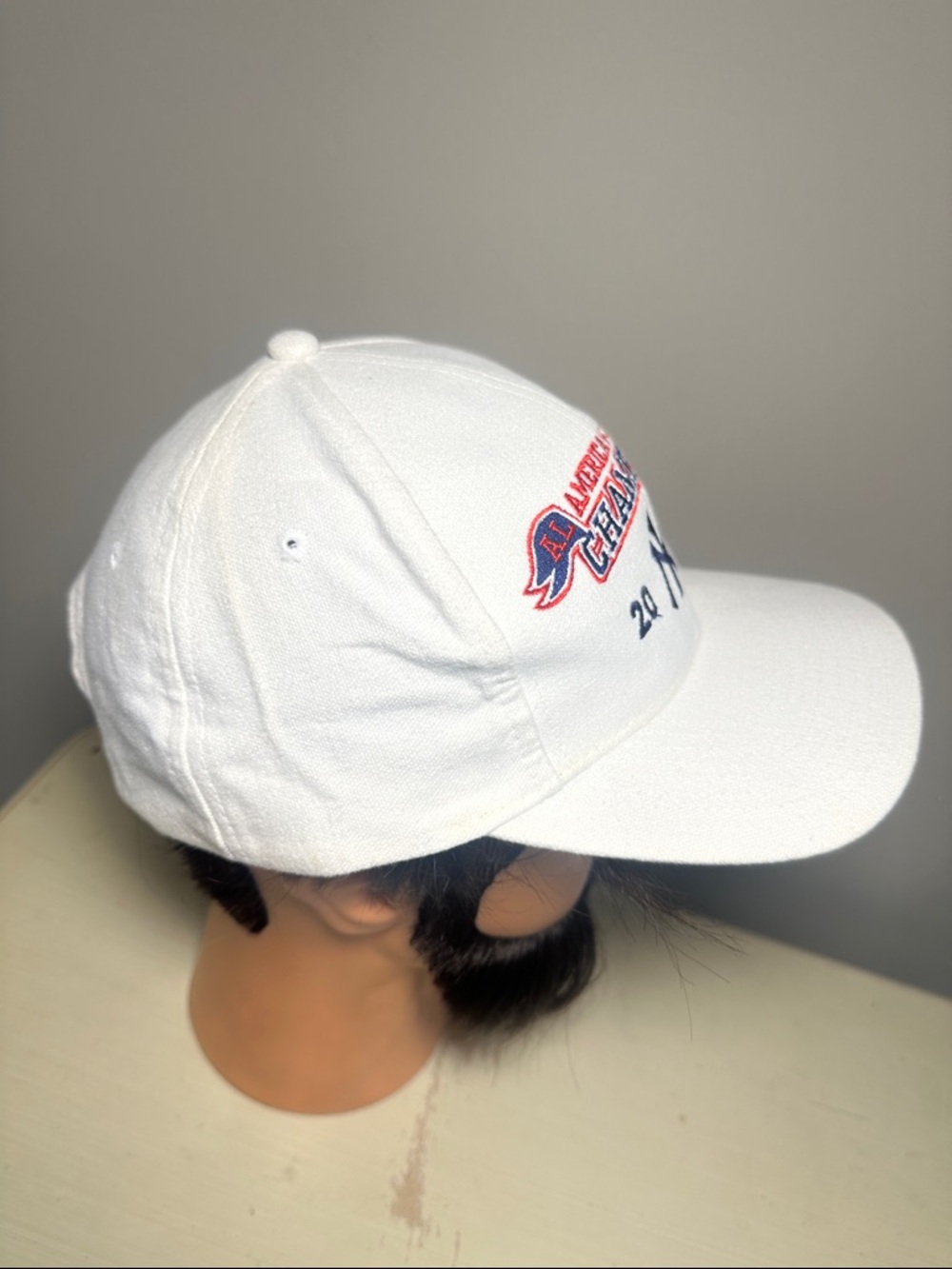 New York Yankees 2000 American League Champions White Baseball Cap - Picture 5 of 8